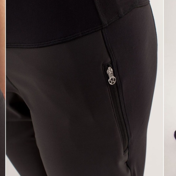 Lululemon Run: Bold In The Cold Pant Black 4 - Picture 5 of 10